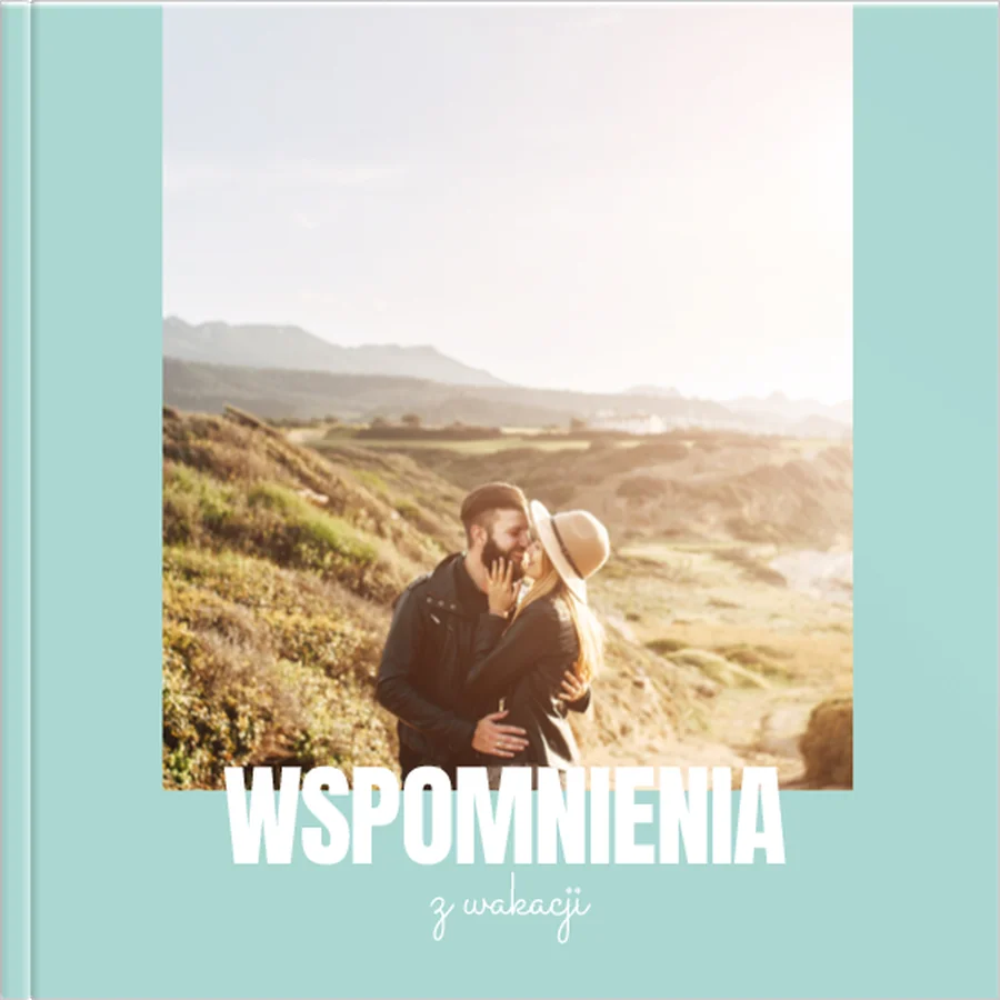 Fotoksiążki rodzinne - Miętowy minimalizm 