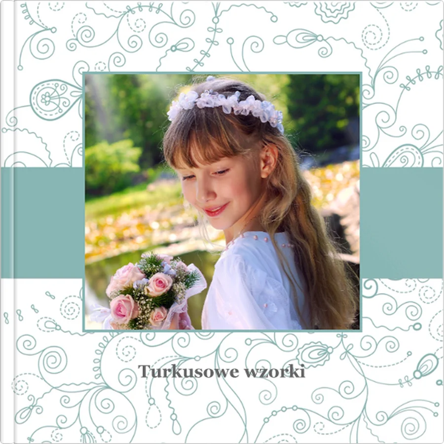 Fotoksiążka Turkusowe wzorki