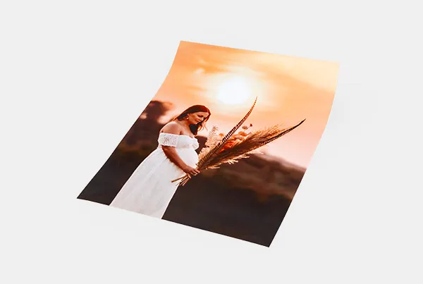 Fotoplakat ze zdjęciem z sesji ciążowej 
