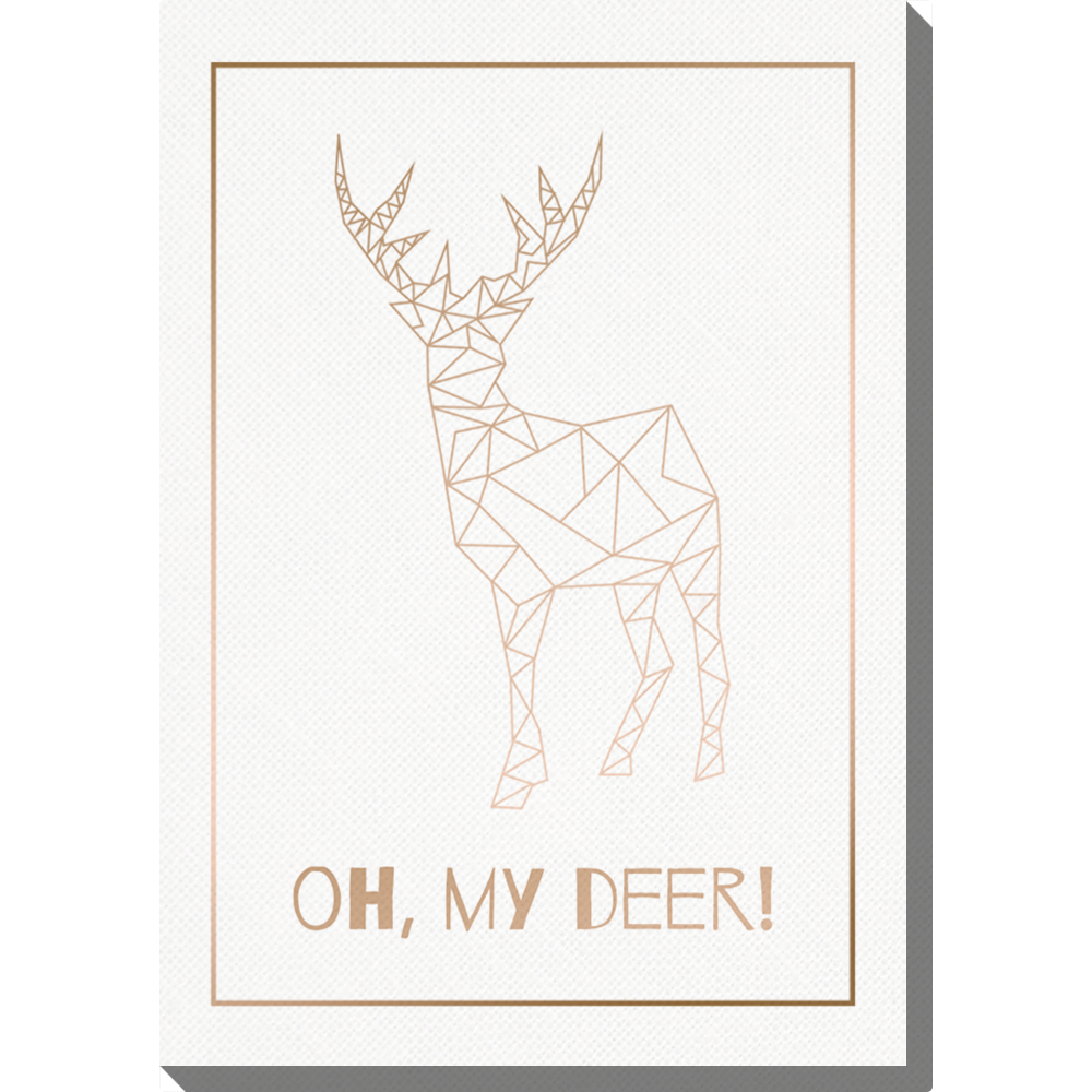 Obraz 40x50 cm - Deer Gold