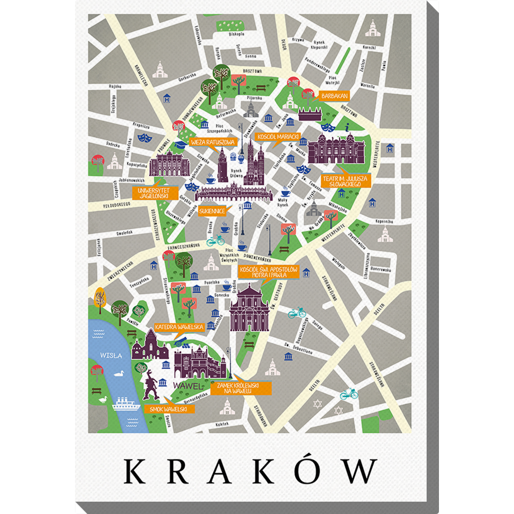 Obraz 40x50 cm - Kraków