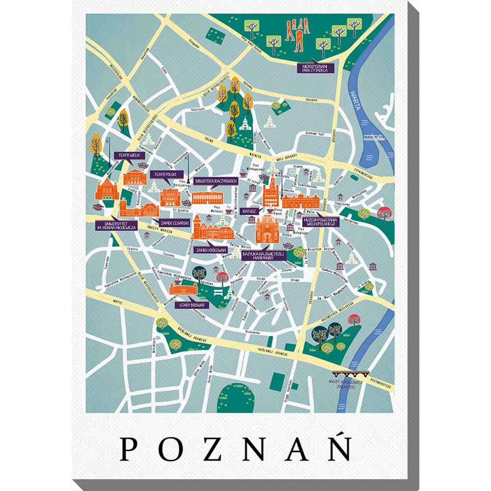 Obraz 30x40 cm - Poznań