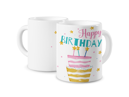 Kubek z nadrukiem - Happy Birthday
