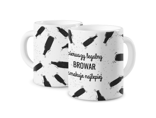 Kubek z nadrukiem - Legalny browar