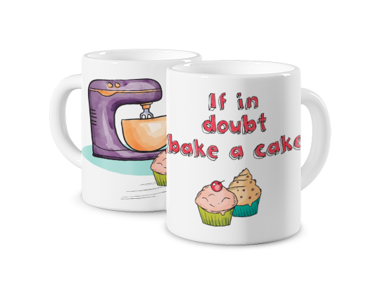 Kubek magiczny z nadrukiem - Muffin Cake