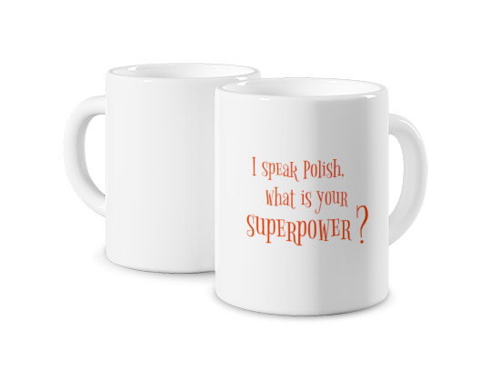 Kubek z nadrukiem - Superpower