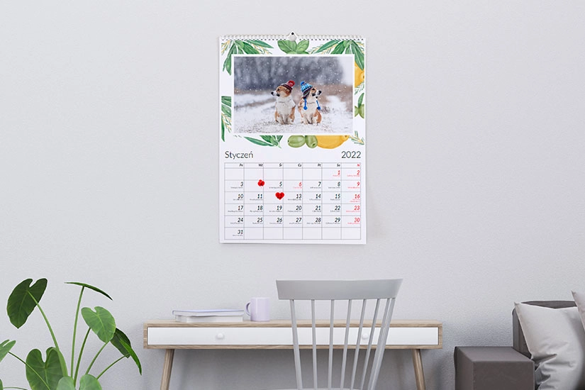 Personalizowany fotokalendarz 