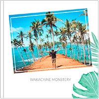 fotoalbum z motywem monstery