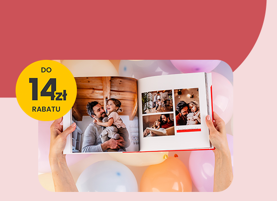 fotoksiążka w urodzinowej promocji