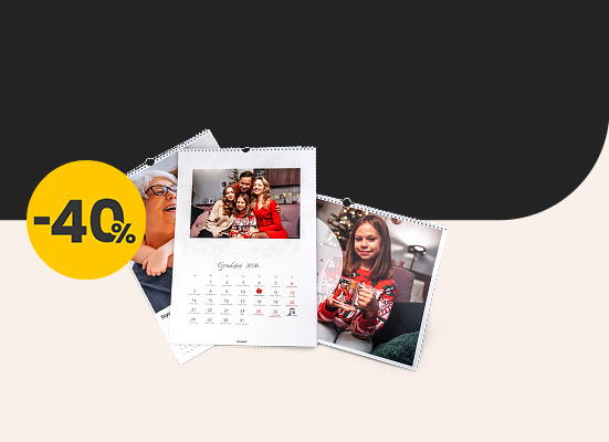 promocja -40% na kalendarze tylko w Cyber Monday