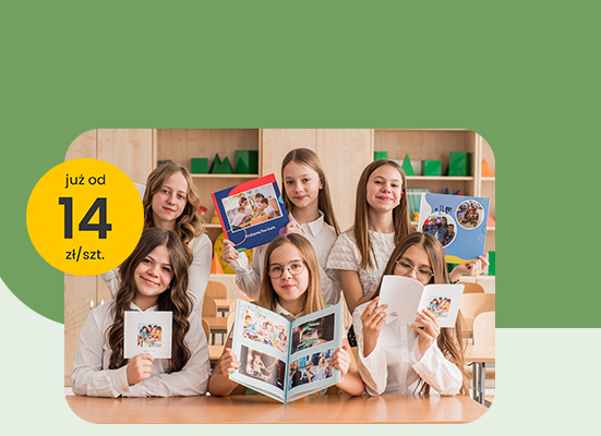 fotoksiążki dla całej klasy na zakończenie szkoły